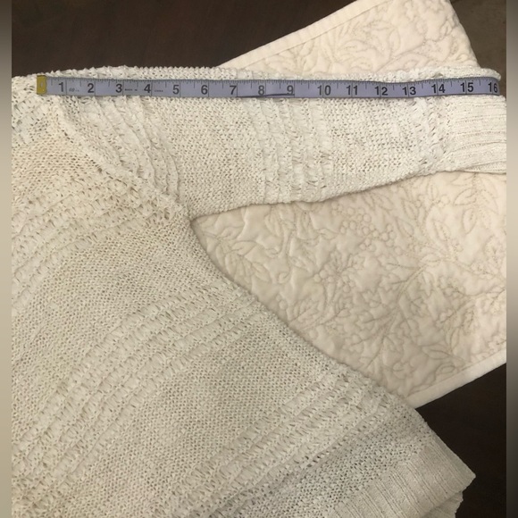 H&M White Open Weave Knit Boxy Top - Picture 12 of 12